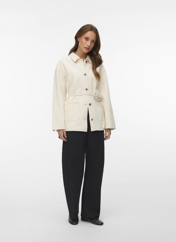 VERO MODA VMSAZZY LS ROSE BELT DNM JAKCET - Image 4